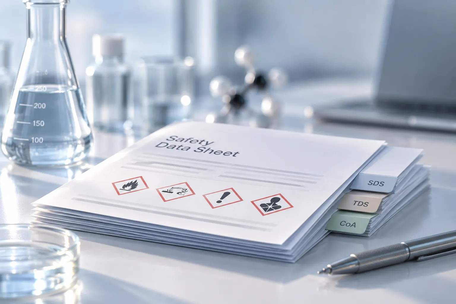 SDS, TDS und CoA: Welches Dokument benötigen Sie beim Chemikalieneinkauf?